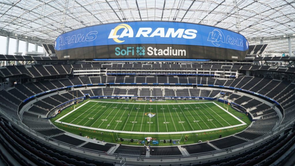 El SoFi Stadium, casa de los Carneros de Los Ángeles, no admitirá espectadores. (Foto: Reuters)