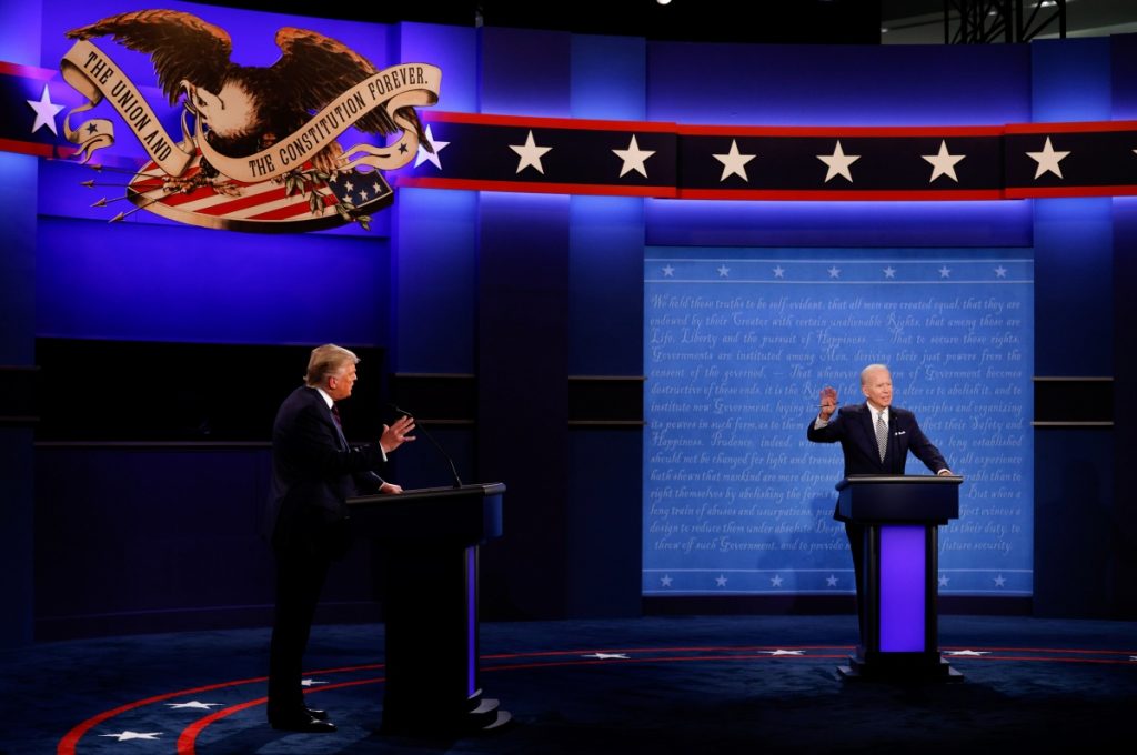 Primer debate presidencial en EU