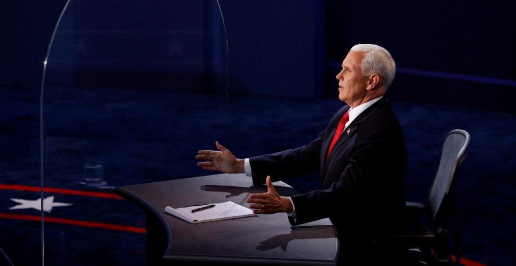 Pence en el debate presidencial