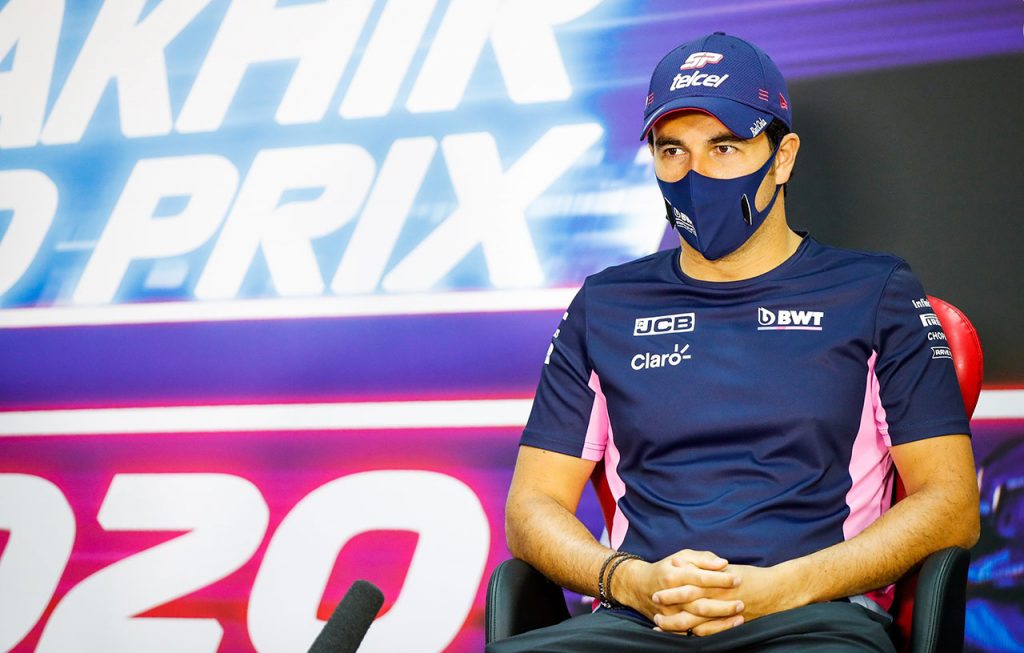 Sergio Pérez saldrá quinto en el Gran Premio de Sakhir y buscará retomar la cuarta posición en la clasificación de la temporada