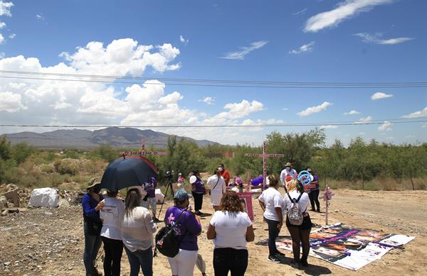 Marchan en Ciudad Juárez para protestar en contra de los feminicidios y la trata