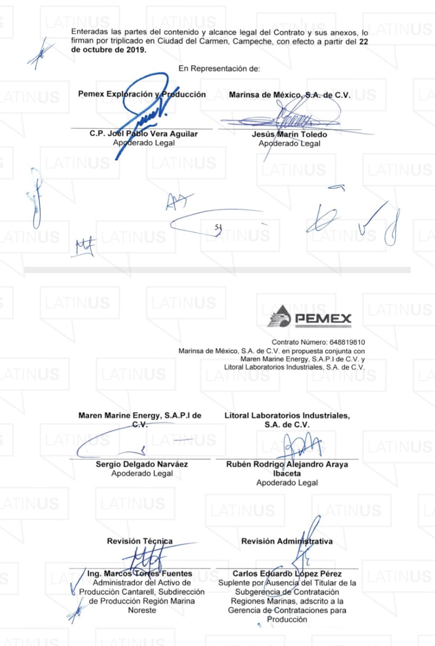 Funcionarios De Pemex Que Avalaron Contrato Con Baker Hughes 