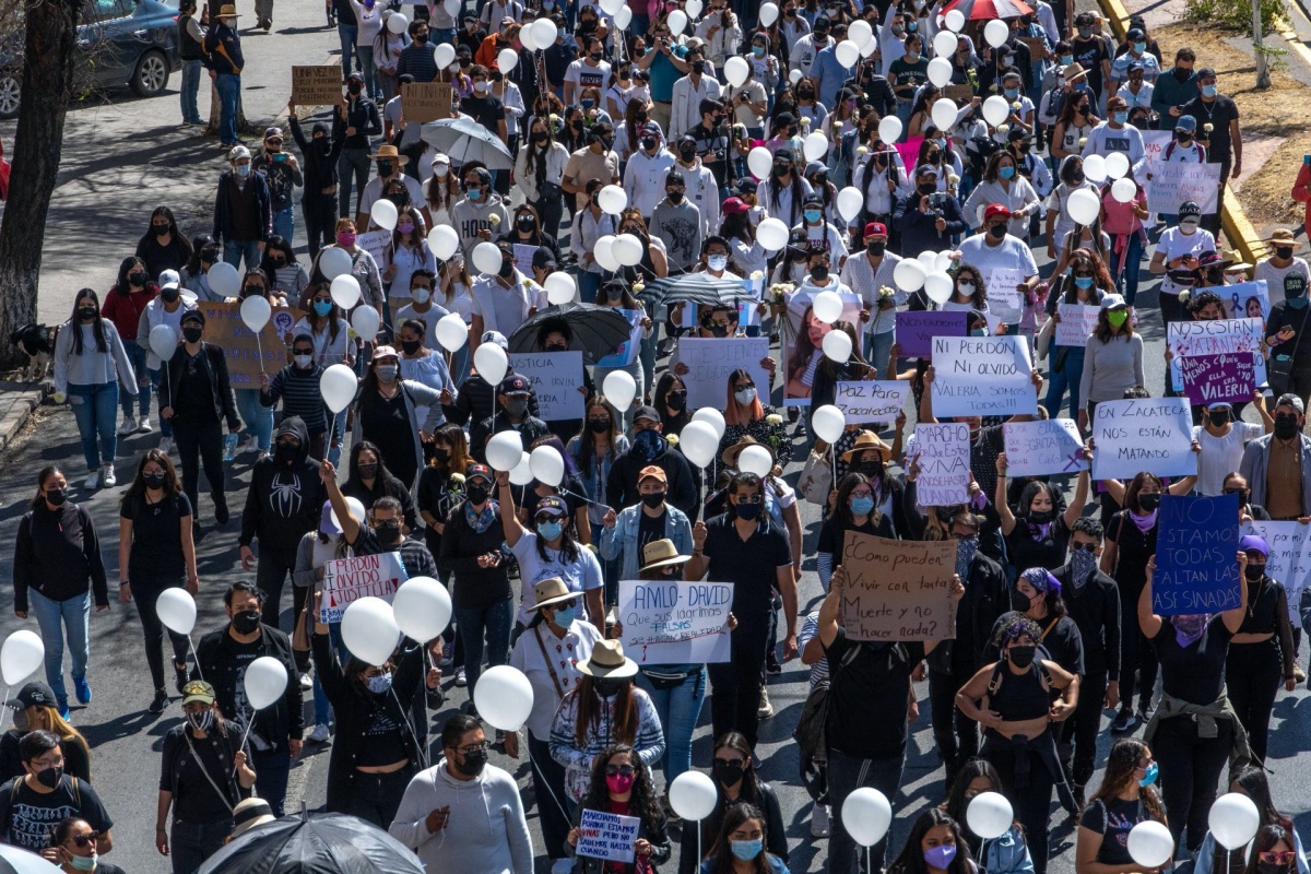 Marchan contra la violencia en Zacatecas tras asesinato de cinco ...