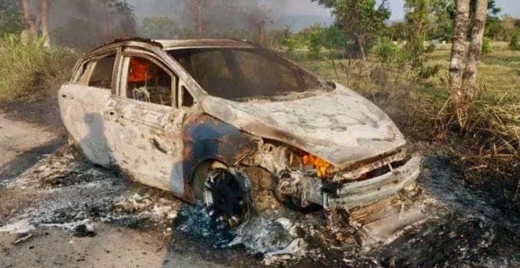 Violencia en Chiapas: hallan a hombre decapitado en vehículo incendiado